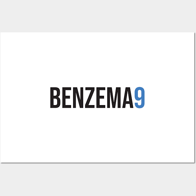 Benzema 9 Wall Art by GotchaFace